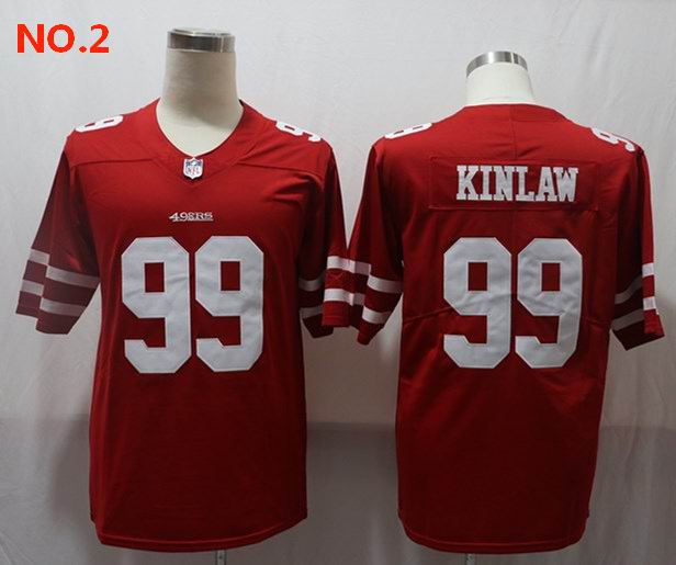 San Francisco 49ers 99 Javon Kinlaw Jersey Men's Nike Jersey Red;